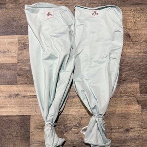 (2) Blue Ollie Swaddles Newborn